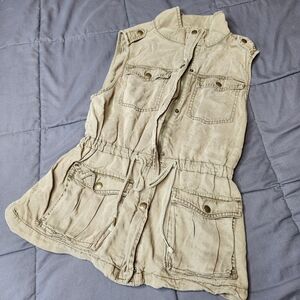 💐 Max Jeans Olive Green Vest